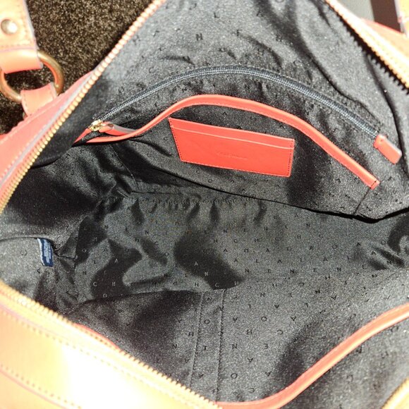 Cole Haan Leather Julianne Aura Orange Bag New - Picture 8 of 9